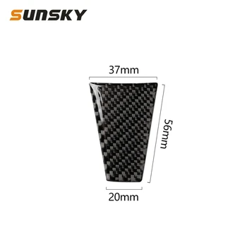 

2 PCS Car Carbon Fiber Seat Adjustment Panel Decorative Sticker for Mercedes-Benz W204 2007-2013