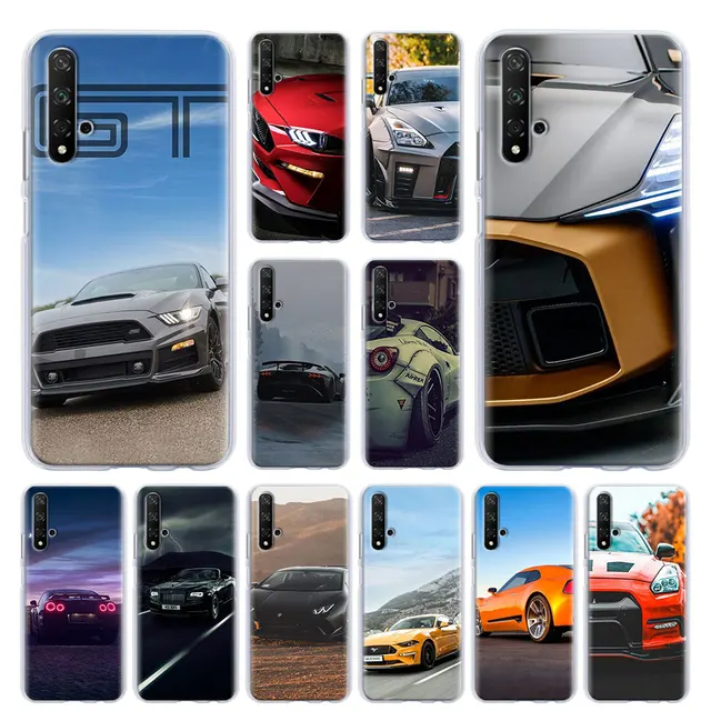 US $1.85 2019 GT-R Sports Car Phone Case for Honor 20 Pro 10 20 Lite 20i Honor 8X 9X 8A Pro 8C 8S Play 3e Ha