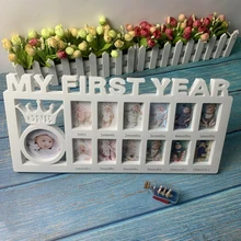 Cadre de souvenir pour bébé de 0 à 12 mois, cadre Photo, souvenir de croissance des enfants, cadeau pour enfants