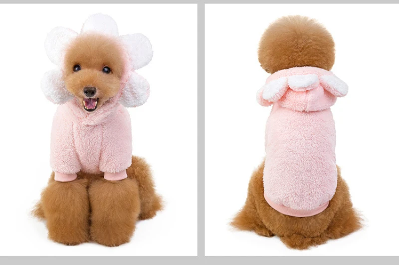 Pet Одежда для собак зимняя одежда для собак, куртка с капюшоном куртка с рисунком пуделя для бишона и шнауцера для Мопсов, французских бульдогов собака корги Костюмы теплый костюм