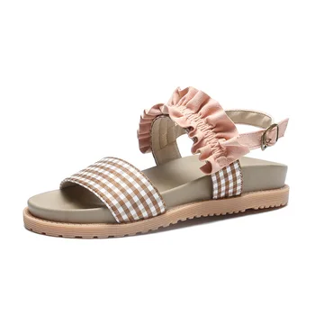 

New Women Flat Sandals Plus Size 36-45 Fashion Crystal Woman Shoes Summer Footwear Beach Flip Flops Shoes Women X6X2066