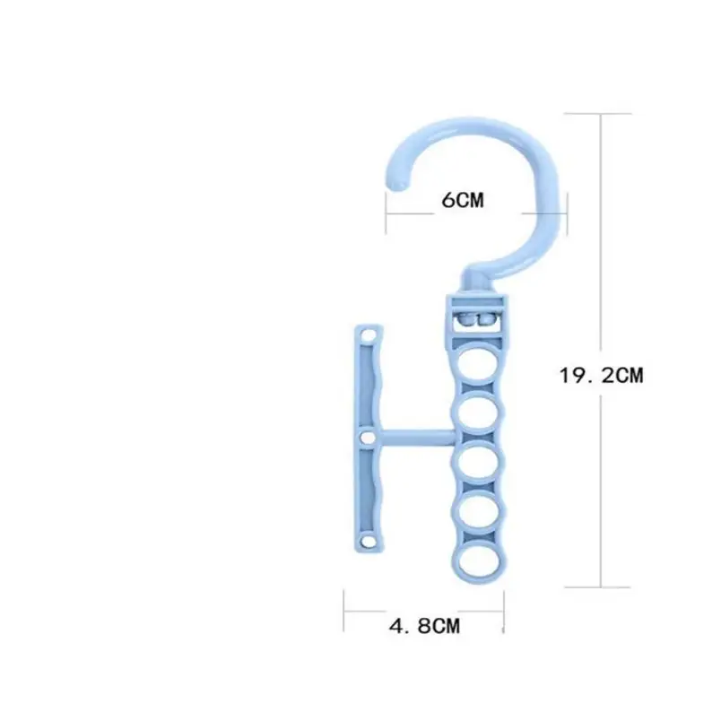 Пять отверстий Волшебная вешалка креативная вращающаяся Fivehole Волшебная Одежда Вешалка Сортировка сушильный орган 360 ° космические компактные вешалки