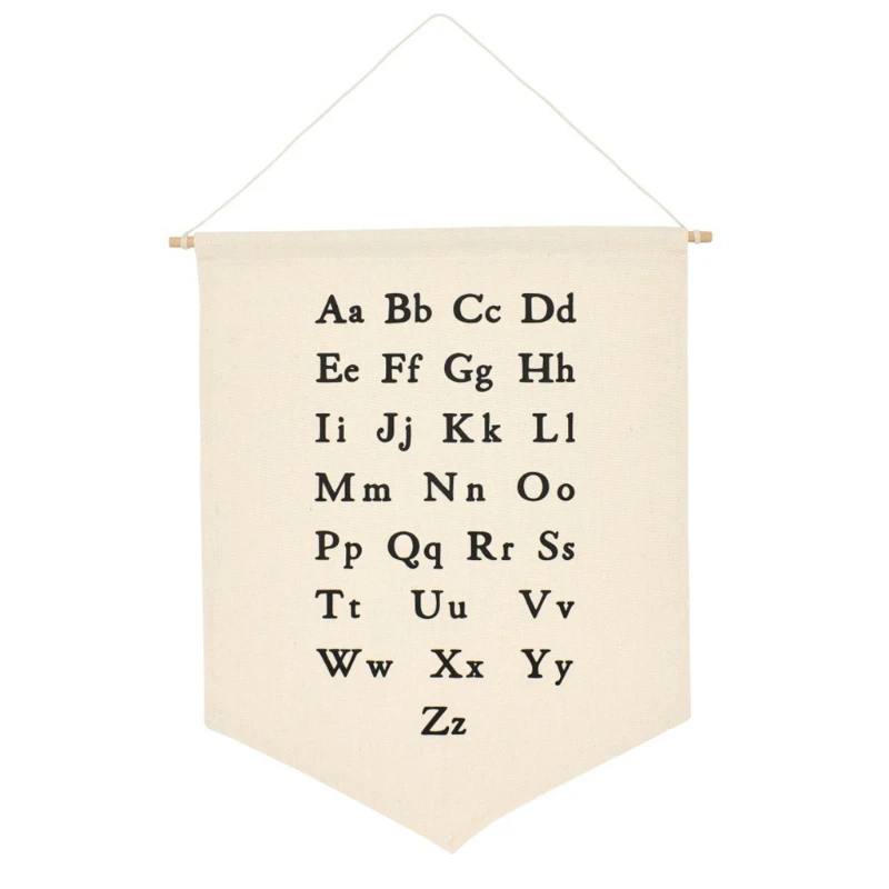 Nordic Hanging Canvas Pennant Kids Room Wall Home Decoration Ornaments J0PC 5