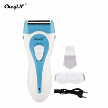 CkeyiN женские электрические бритвы для волос на теле триммер перезаряжаемые подмышечные впадины ноги бикини удаление волос бритвы Эпилятор Нет боли тела грумер