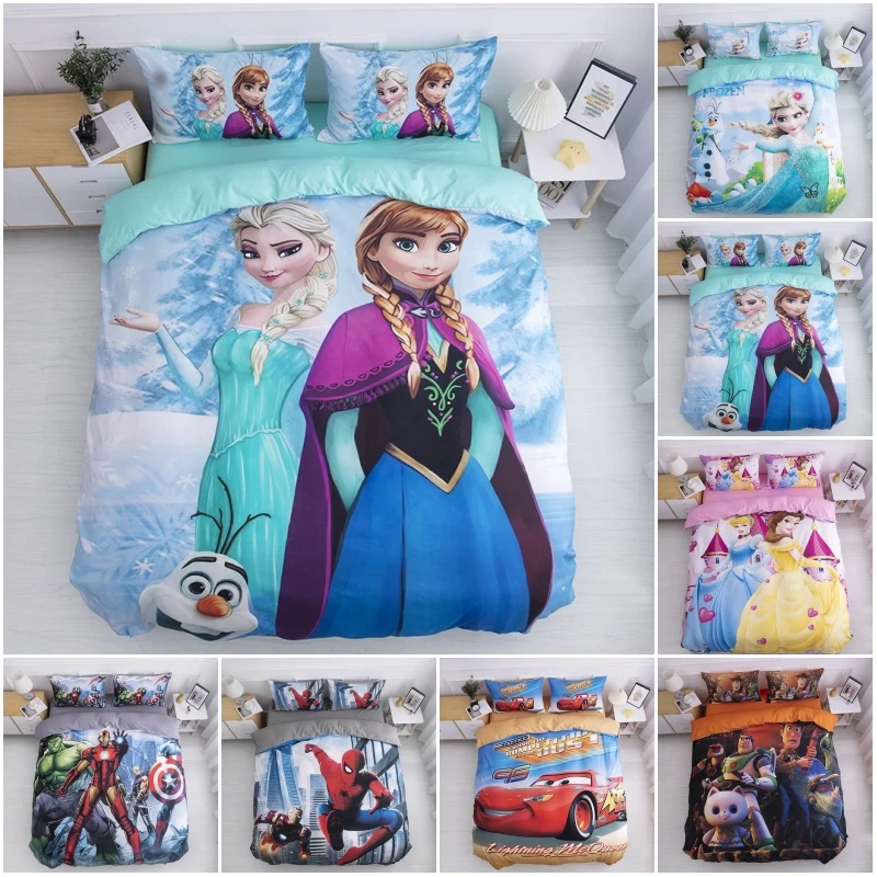 

Disney Girls Elsa Anna Princess Frozen 2 Bedding Set Duvet Cover Bedsheet Pillowcase for Baby Children Bed Birthday Gift 2020