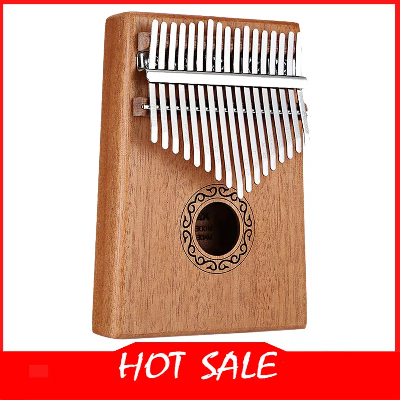 

17 Keys Kalimba Thumb Piano Finger Piano Musical Toys With Tune-Hammer And Music Book