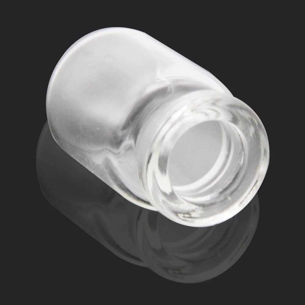 5ml Clear Glass Vials-100 Pack Clear Glass Headspace Vials with Plastic-Aluminum Flip Caps and Rubber Stoppers, (Clear)