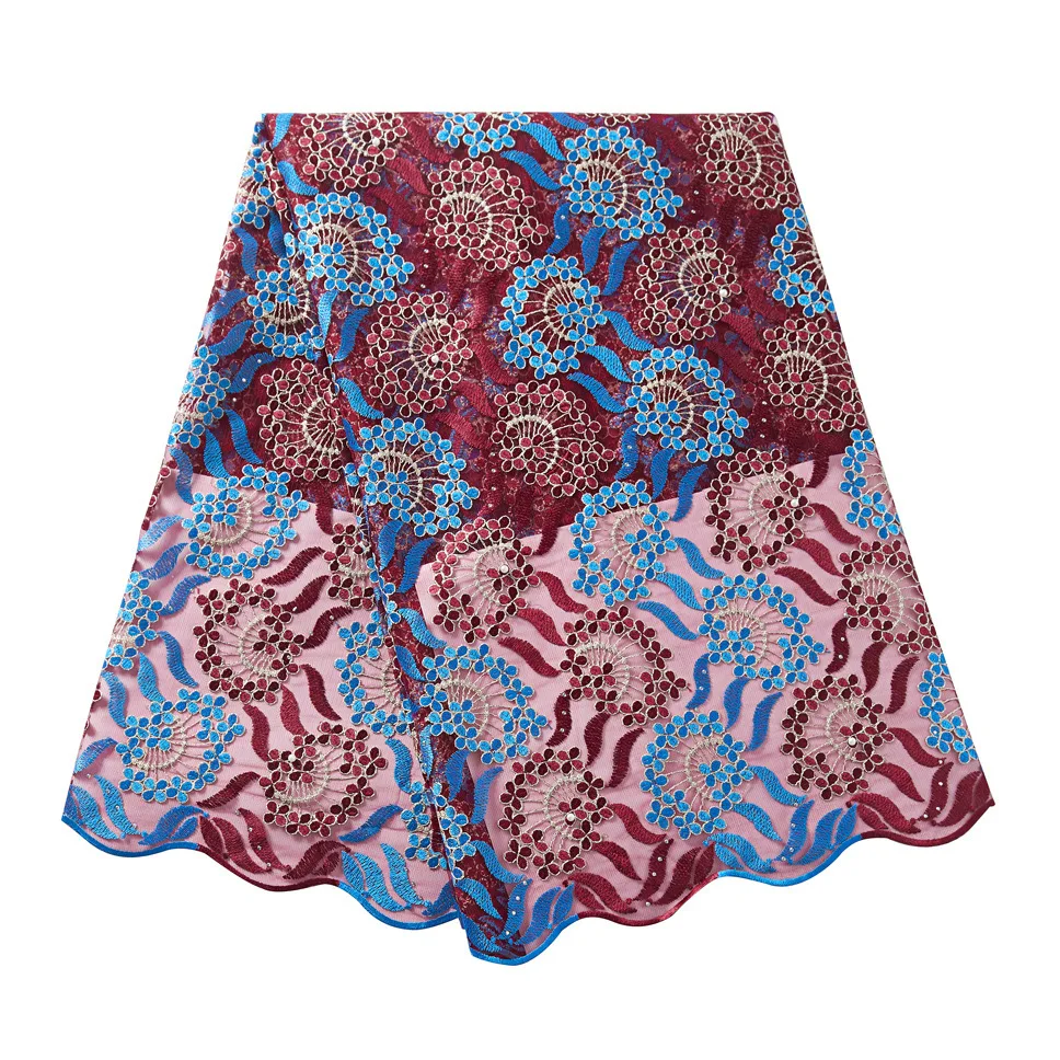 Новинка 2019 французские нигерийские шнурки ткань высокого качества Тюль