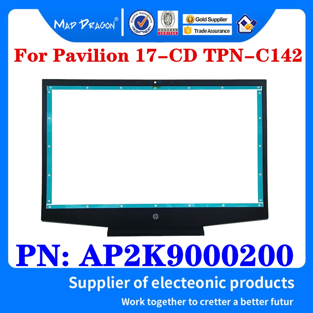 Nuovo Originale Ap2K9000200 Per Hp Pavilion Gaming 17 17-Cd0000 17-Cd Tpn-C142 Laptop Lcd Bezel Lcd Front Trim Cover Bezel B Shell