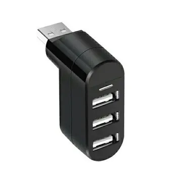 

Mini 3 Ports USB HUB 2.0 USB Splitter Adapter for Notebook/Tablet Computer PC Peripherals High Speed USB Hubs