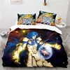 3D Saint Seiya Pattern Duvet Cover Set with Pillowcase New Bedding Set Single Double Twin Full Queen King Size for Bedroom Decor 5
