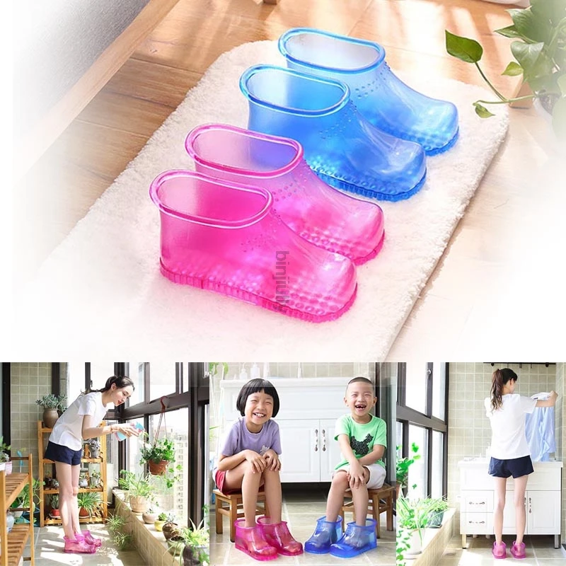 Foot Bath Massage Boots Soak Theorapy Massager Healthy Care Hot