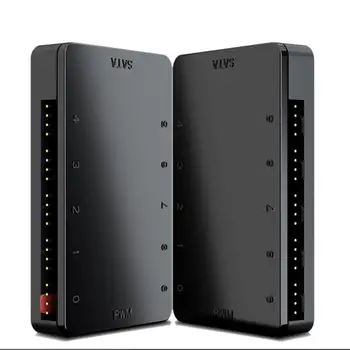 

PC Cooler Fan Hub10 Port 4Pin 12V PWM Cooling Fan Hub Splitter Cable Power Supply Adapter Desktop Computer Fan Cable Hub New Hot