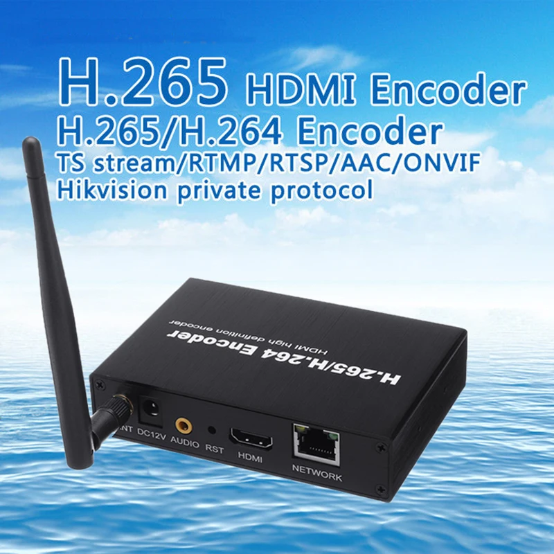 Бесплатная доставка H.265 H.264 HDMI видео аудио Wi Fi кодировщик интернет телевидением