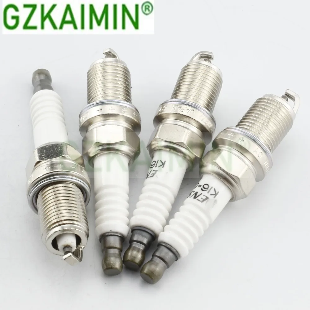 4 шт. автозапчасти свечи зажигания K16-U 90919-YZZAD подходит Corolla Cynos Hilux Previa Land Cruiser 80