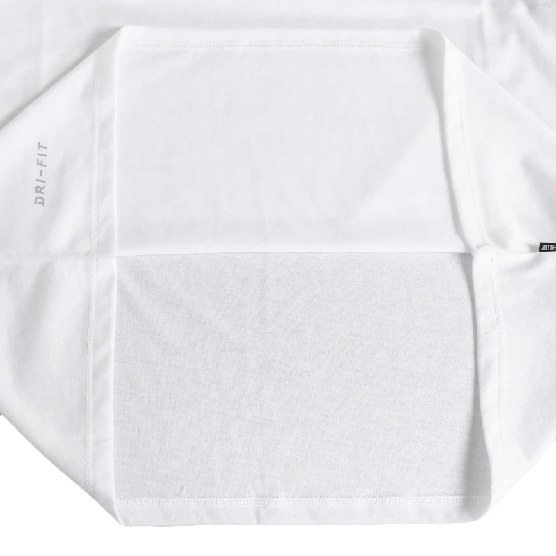 Оригинальная продукция Nike AS M NK сухая футболка DB't QUIT футболка белые рубашки с коротким рукавом красный логотип