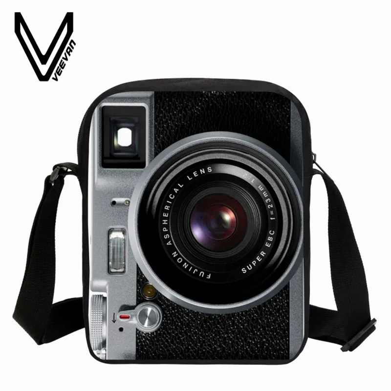 

Unisex Small Crossbody Bags Design Harajuku Vintage Camera 3D Printing Shoulder Bags Casual Messenger Bags Sling Bags Sac A Main