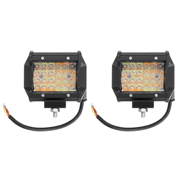 

2Pcs New 4 Inch 96W Led Work Light Led Bar Light for Motorcycle Tractor Boat Off Road 4Wd 4X4 Truck Suv Atv