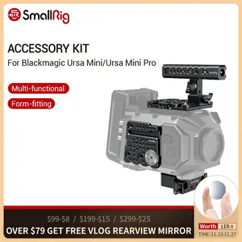 

SmallRig Camera Accessories Kit for Blackmagic URSA Mini including Top Handle,Side Plate ,Top Plate, U-Base Plate -1902