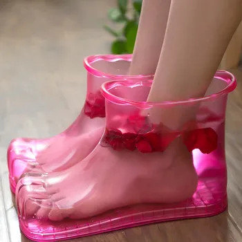 

Foot Bath Massage Boots Relaxation Slipper Shoes Feet Care Soak Hot Compress New Convenience practical durable Home fashion