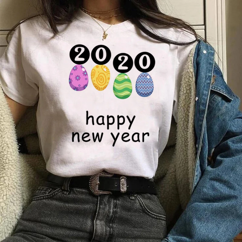 Счастливого Рождества и счастливого Нового года 2020 одежда для пары футболка