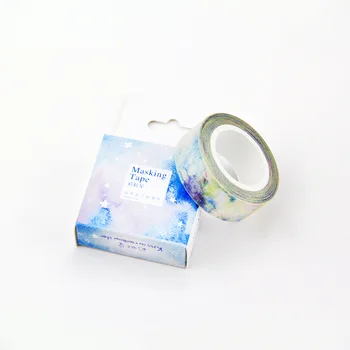 

Washi tape "Rainbow Star" decorative tape can tear hand tent tape Japanese fresh Masking Tape