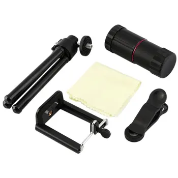 

8xZoom Universal Camera Lens Telescope Mobile Phone Mount Tripod Stand Holder