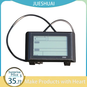 

36V 48V Big Screen LCD display Screen panel With Waterproof Connect Wire Bicycle Electric Bike Accessories Parts Adult E Bicycle