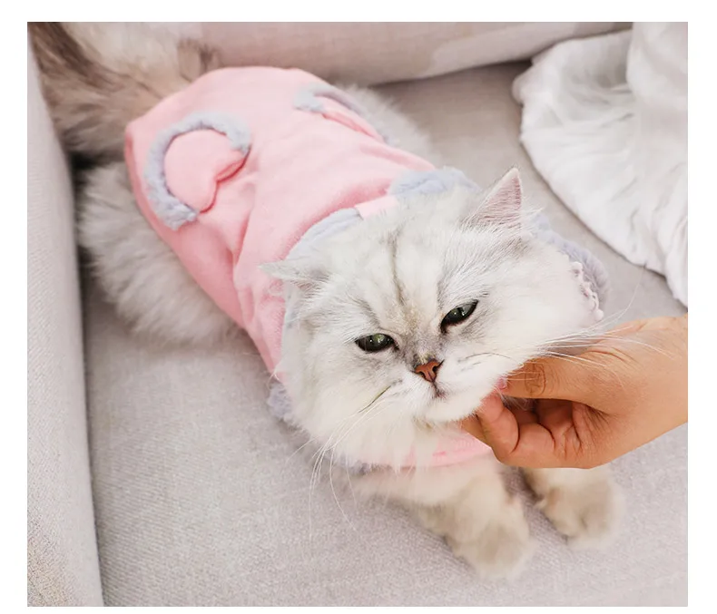 Hoopet теплая кота Костюмы осенне-зимняя одежда для домашних животных свитер в полоску с рисунком собаки котята наряд кошка Пальто; костюм