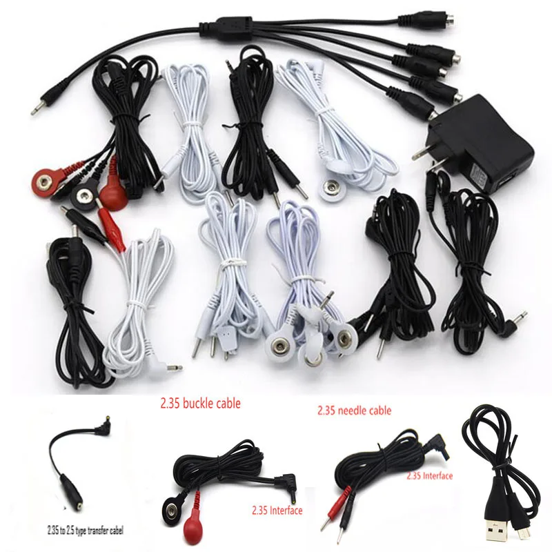 Electric Shock Wire Electro SM Cable To Connect Stimulation Penis Anal Estim Powerbox Bdsm Toy Electrical Sex Accessories electro sex toys electric sex toys