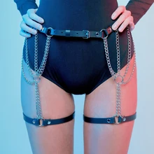Новинка Харадзюку ремни на талии для женщин эротический фетиш творческая цепочка ремень высшего качества кожаная портупея ограничители жгут прекрасный Xun