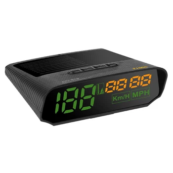 

Hot Car OBD HUD Display Solar GPS LED KMH MPH Speedometer Alarm Auto Safe Warning XJS789
