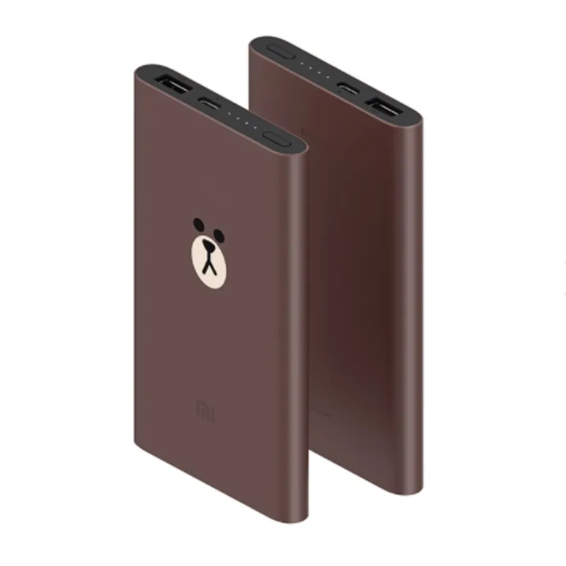  Original Xiaomi Redmi Power Bank Brown Bear Limited Edition 10000mAh 18W Quick Charge Portable Char