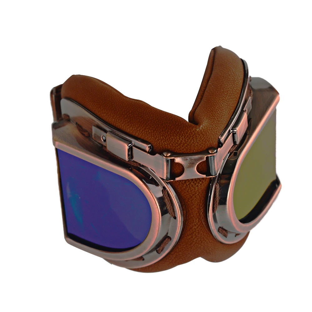 Мотоциклетные Очки Пилот Мотоцикл Ретро реактивный очки для шлема Moto UV Oculos классические винтажные байкерские велосипедные солнцезащитные очки