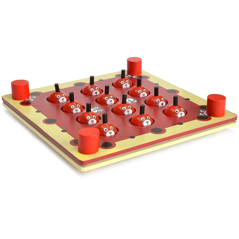 Монтессори, шахматная игра с памятью, 3D пазлы, деревянные, ранние, образовательные, семейные, вечерние, повседневные игры, игрушки для детей