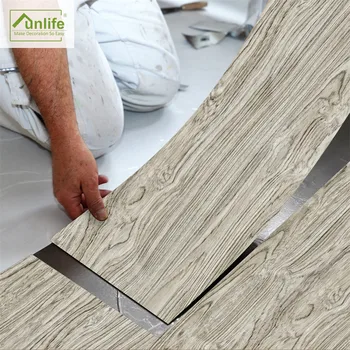 

White Rose Wood Grain floor sticker Wall Wallpaper DIY Waterproof Self-adhesive Mural Furniture Renovation Home Decoration Decal