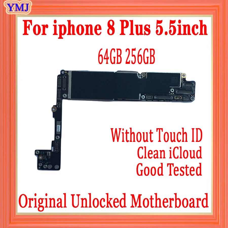 100% оригинальная разблокированная материнская плата для iphone 8 Plus с бесплатным iCloud