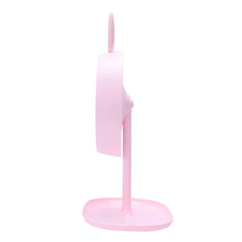 Rechargeable Led Light Makeup Mirror Beauty Tool Desktop Beauty Mirror Press Screen Cosmetic Mirror With Light Illumination