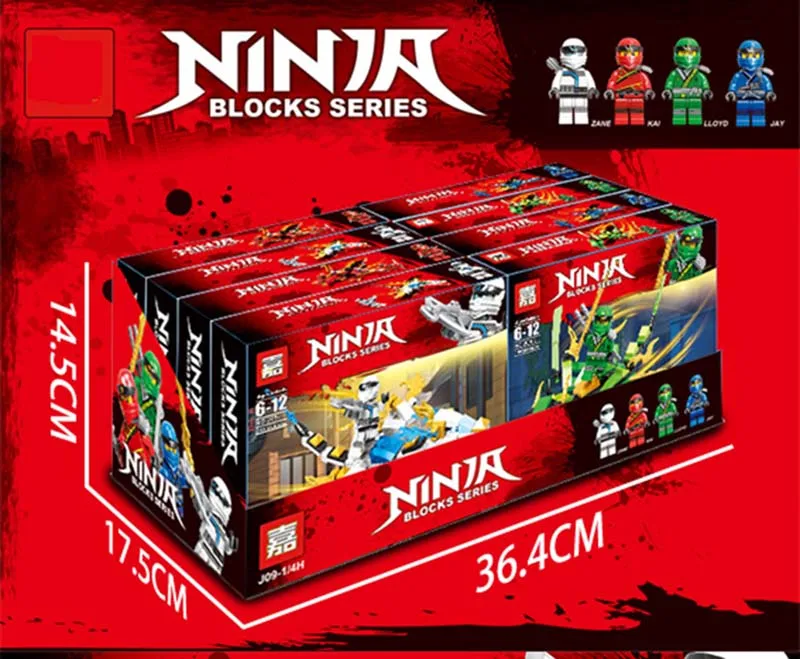 

New Compatible LegoINGlys Ninja Zan Lloyd Kai Jay Mini Figure Bricks Building Blocks Learning Toys Children Christmas Gifts J09
