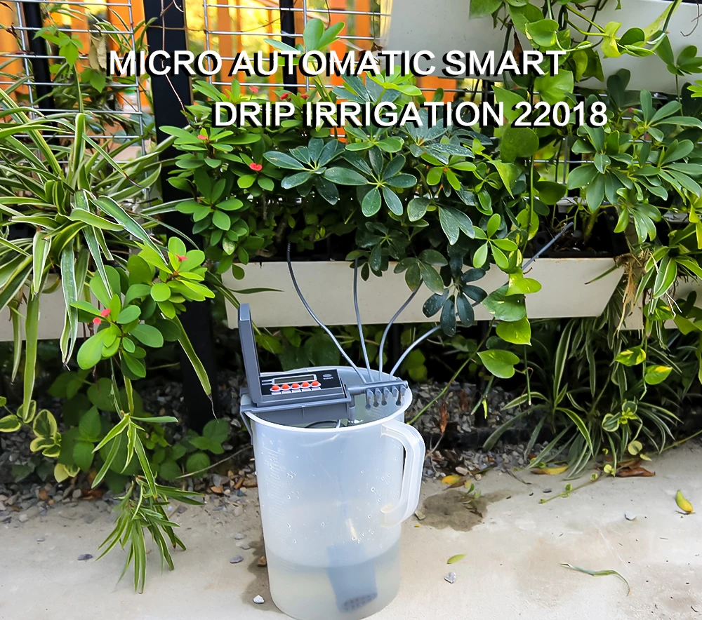 Description Picture 2 of itemGarden Automatic Pump Drip Irrigation Watering Kits System Sprinkler with Smart Water Timer Controller for Bonsai Plant #22018