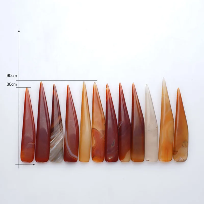 Natural Agate To Rub Leather Edge For Scoring Folding Creasing Paper Leathercrafts DIY Handmade Leather Tool Accessory leather tools leather craft tool kit leather craft tools leather craft tool