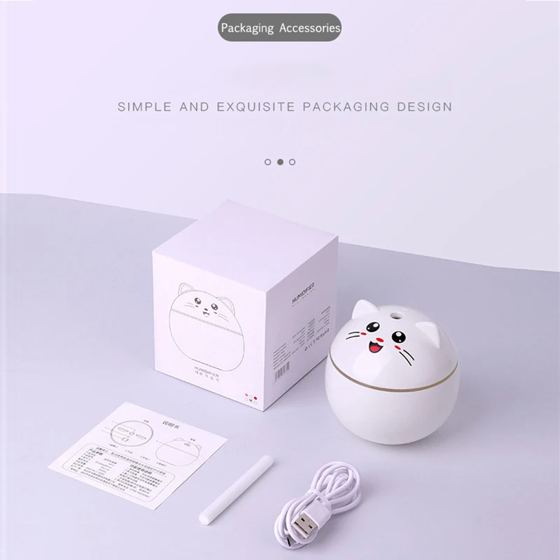 

Auto USB Atomizer, USB Atomizer, Marine Air Freshener 300ML Ultrasonic Air Humidifier Pet Aromatic Essential Oil Diffuser
