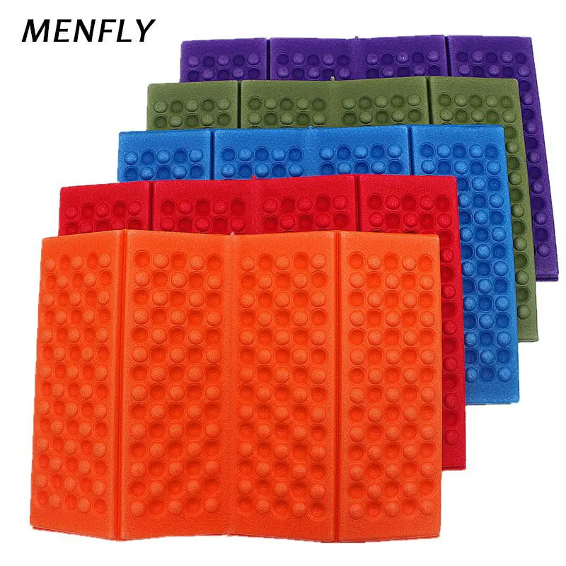 

MENFLY Folding 4-Fold Cushion Outdoor XPE Foam Picnic Mat Waterproof Cool Portable Pad Camping Light Hiking Park Match Mats