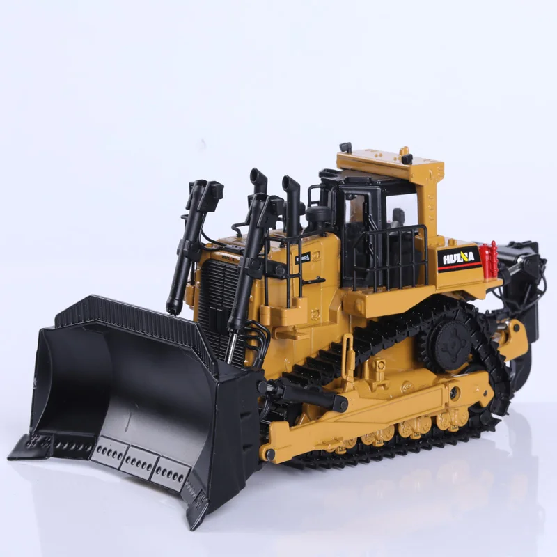 HuiNa 1700 1:50 Scale Simulation Metal Bulldozer Engineering Car Toy Vehicle 
