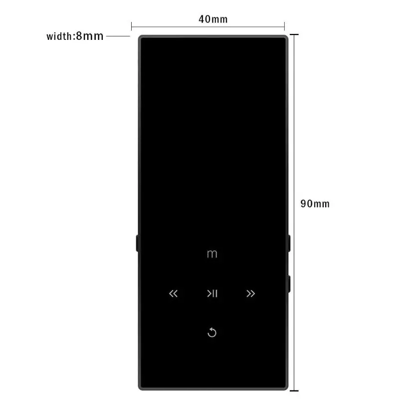 A7/A8 Plus Bluetooth без потерь 8 ГБ MP3 музыкальный плеер MP4 медиа 128x160px fm-радио диктофон электронная книга