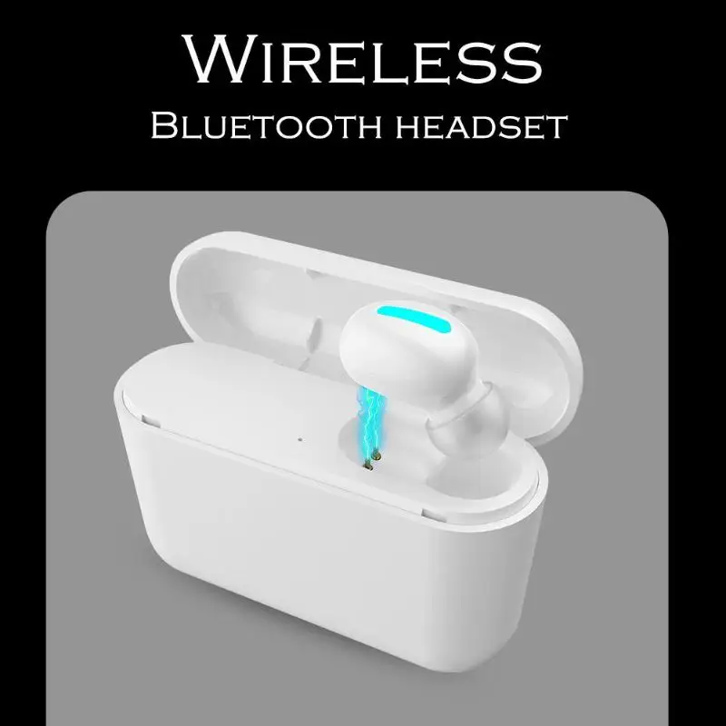 HBQ Q32 один L беспроводные наушники Bluetooth спортивные зарядный чехол TWS беспроводная