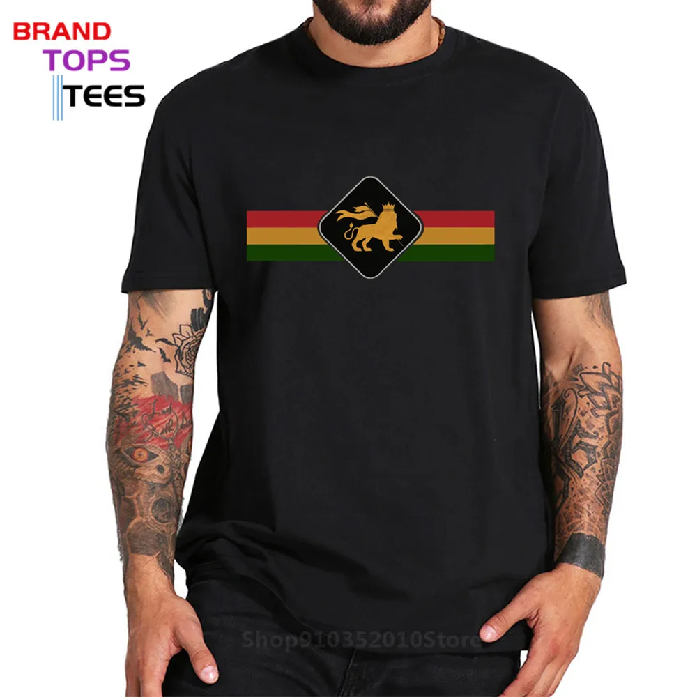 T-Shirt Vintage Rasta Lion Session Camiseta Retro Ra2.5Ari Lion T-Shirt Homme Giamaica (Lion King Tee Shirt Hombre