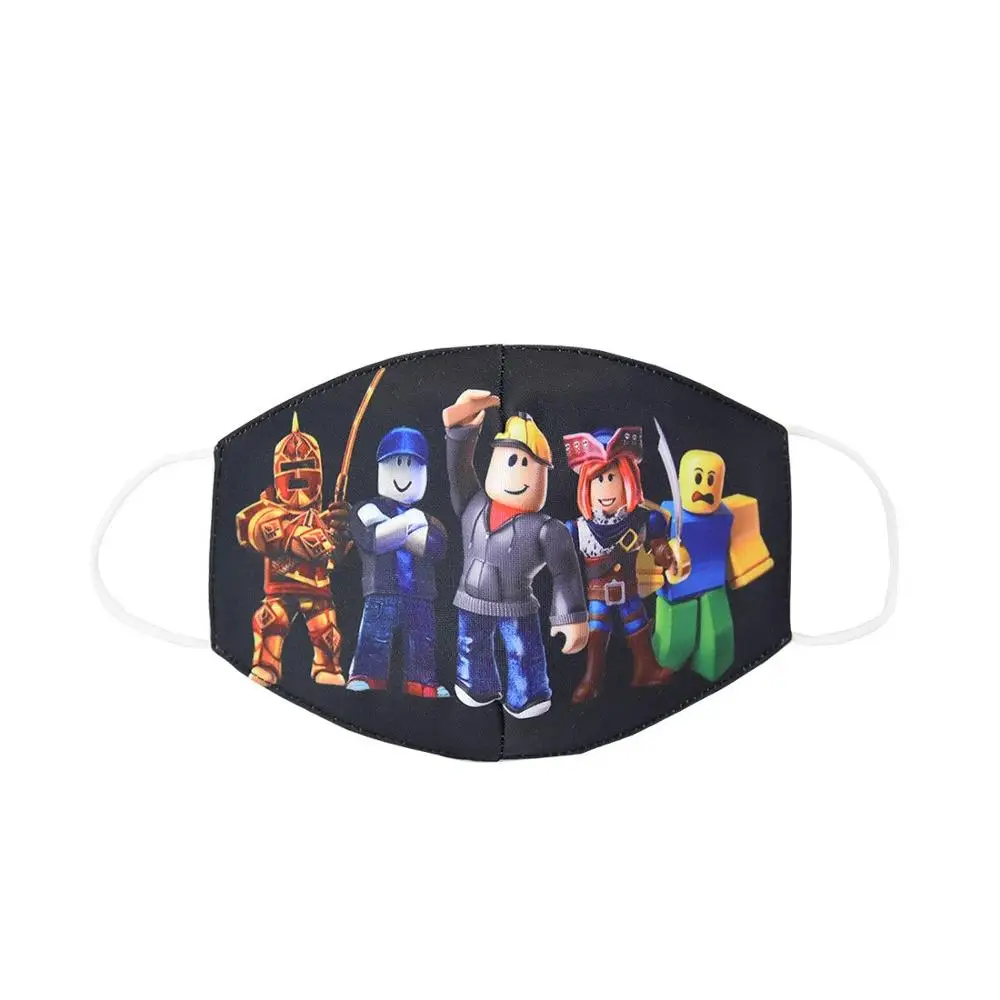 Roblox маска для лица модная моющаяся с принтом рта mascarilla хлопковые маски детей |