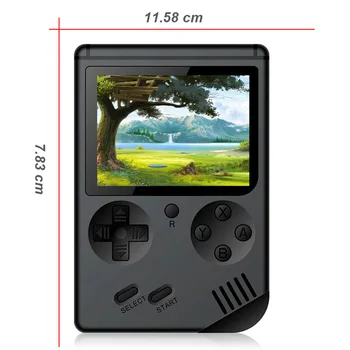 

Mini Video Game Console 3.0 inch Screen Handheld Game Console Supports TV output Built-in 168 Games Suitable for friend toy gift