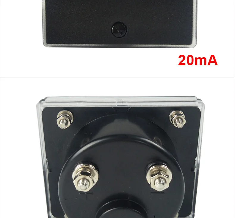 DH-670 DC1mA 20mA 30mA 50mA 100mA 200mA панель для розетки измеритель тока измерительный инструмент Аналоговый амперметр